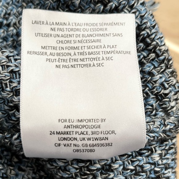 Anthropologie Holding Horses Fringe Sleeveless Knit‎ Dress in Blue, Size XS - Picture 11 of 12